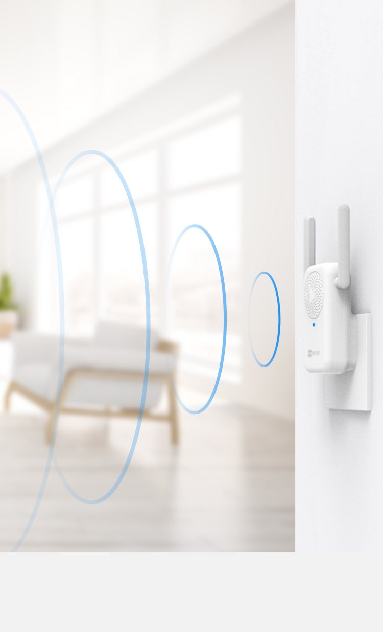 EZVIZ DB2C Kit  Wire-Free Video Doorbell with Chime