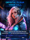 ONIKUMA B2 Wireless Headset Three Mode, Bluetooth + 2.4g Wireless + Wired Lightweight E-Sports Gaming Headphone Suitable for PC, PS4, PS5, Smart Phone, Mac - Black