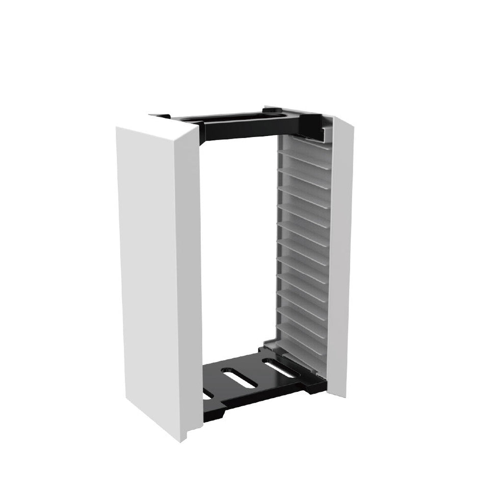 Dobe Game Disc Storage Stand For pS5, PS4, Xbox & Nintendo Games - Black/White