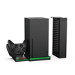 Dobe TYX-0667 Multifunctional Stand Dual Controller Charger Charging Dock Station Game Storage Rack For Xbox Series X