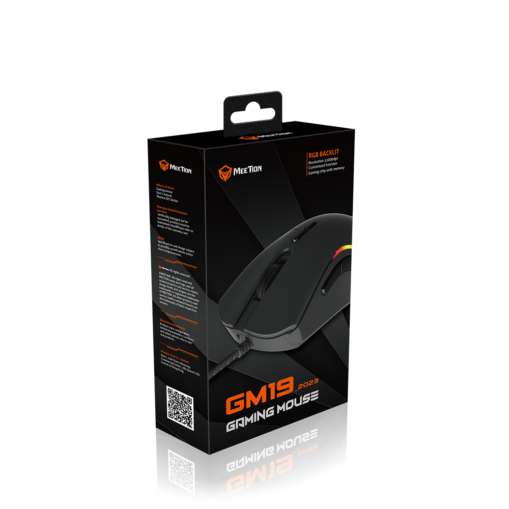 Meetion GM19 Gen2 Upgraded Version RGB Gaming Mouse