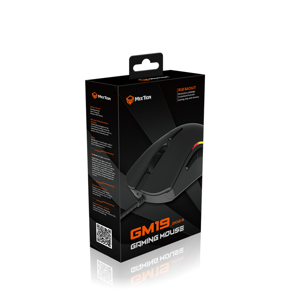 Meetion GM19 Gen2 Upgraded Version RGB Gaming Mouse