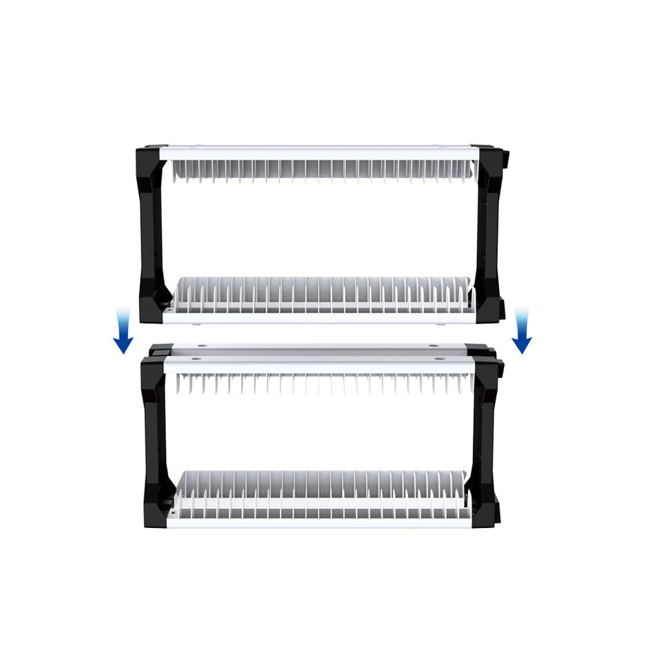 Dobe Game Disc Storage Stand For pS5, PS4, Xbox & Nintendo Games with Hanging Hook - Black/White