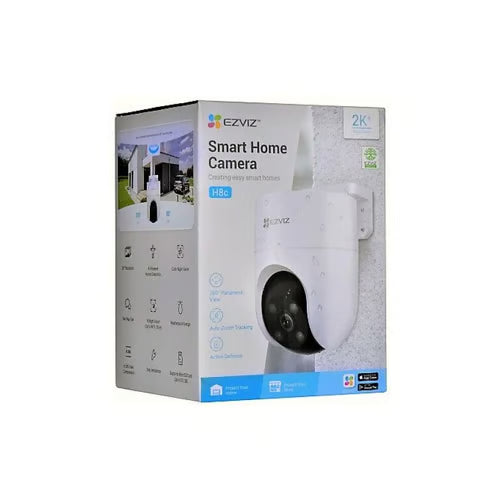 EZVIZ H8c outdoor Wi-Fi smart Ai security camera with QHD resolution ansd full night color vision