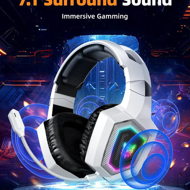 ONIKUMA GT806 Wireless Gaming Headset Headworn Bluetooth 2.4g Wireless Wired Three Mode Lightweight E-Sports Gamer Headphone