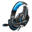KOTION EACH G9000 Pro LED Light Gaming Headset Wired Over-Ear PC Headphone with Microphone - Blue