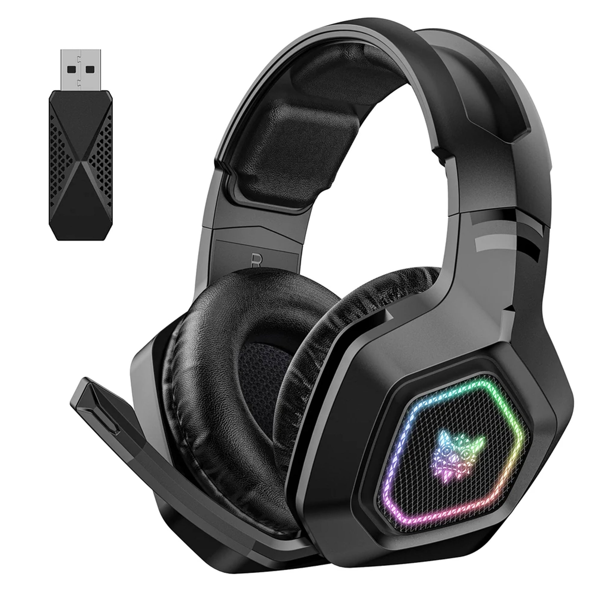 ONIKUMA B100 Headset Headworn Bluetooth 2.4g Wireless Wired Three Mode Lightweight E-Sports Gamer Headphone