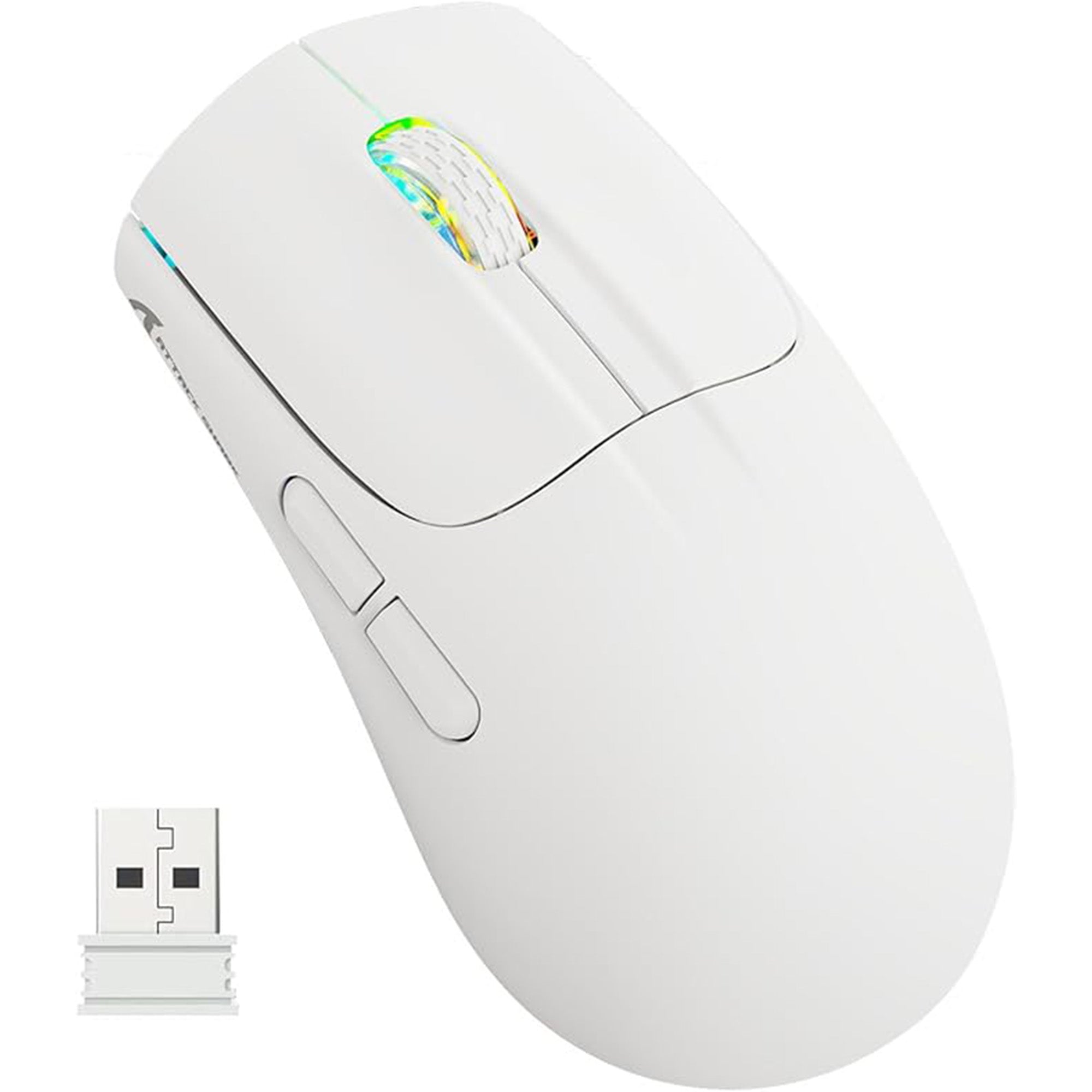 Attack Shark X5 RGB Weightless Mouse Tri-Mode Wired/2.4G/BT5.0, PAW3312 PixArt Optical Sensor, up to 4000DPI, with Long Battery Life for Office/Game