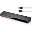 Havit SK770BT Gaming Speaker for Desktop PC, Bluetooth 5.3 Pc Soundbar with Dynamic LED Light, HiFi Stereo, Portable Bluetooth Speaker for PC, Laptop and Tablet
