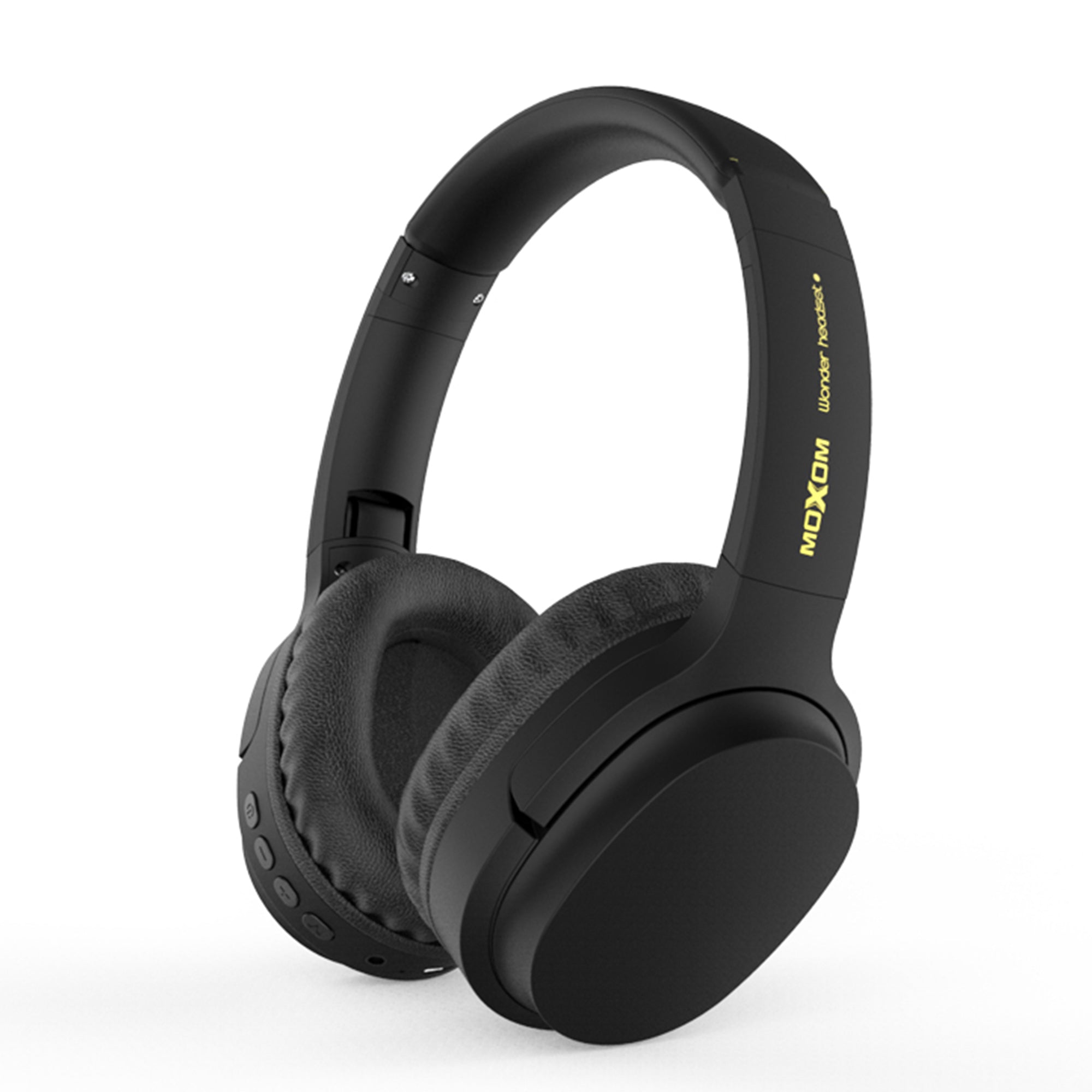 MOXOM BASS MX-WL06 Wireless and Wired On Ear Headphones - 5 Hours Playtime, 300 Hours Standby Time, Quick Rechargeable Battery