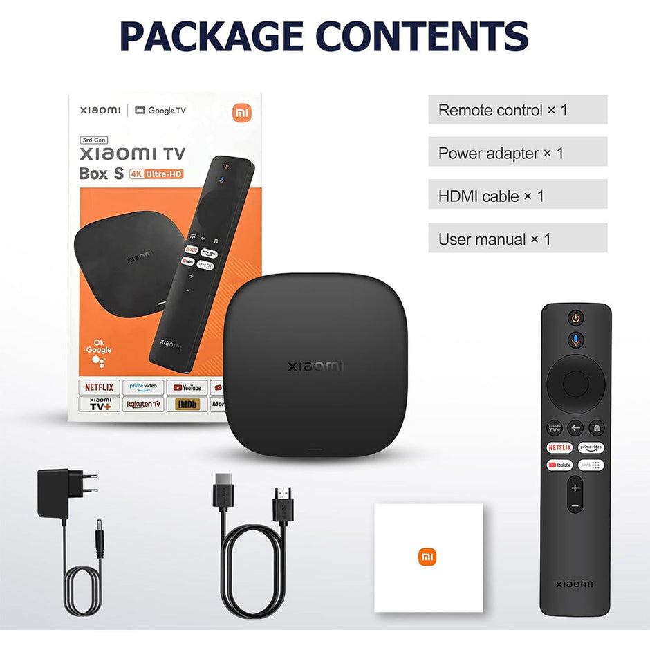 Xiaomi TV Box S 4K Ultra HD 3rd Gen - 1 year warranty