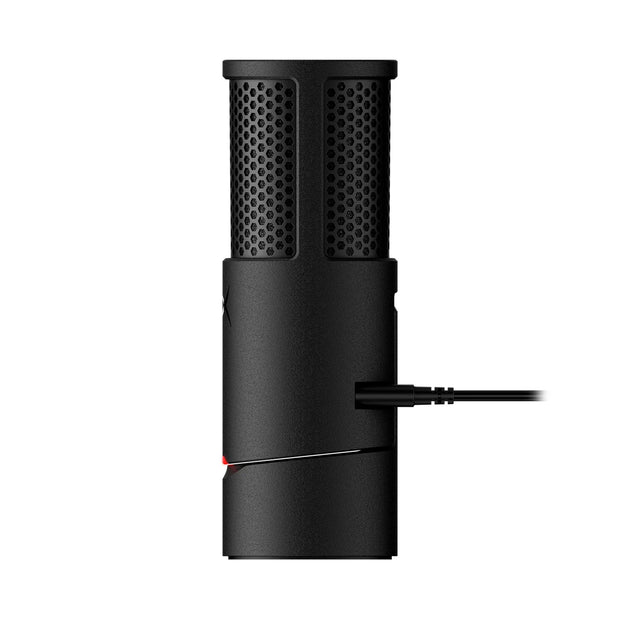 HyperX SoloCast 2 – Gaming USB Condenser Mic for PC, USB-C to USB-A, Built-in Pop Filter, Internal Shock Mount, Plug and Play, 24-bit / 96kHz, Compact Tiltable Stand – Black