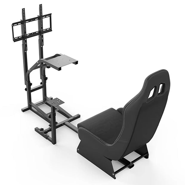 Racing Seat Simulator Cockpit With Monitor Stand