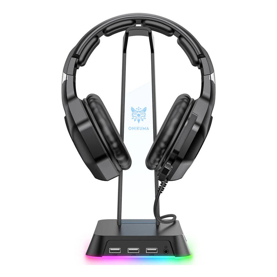 Onikuma ST-2 RGB USB Hub Headset Stand