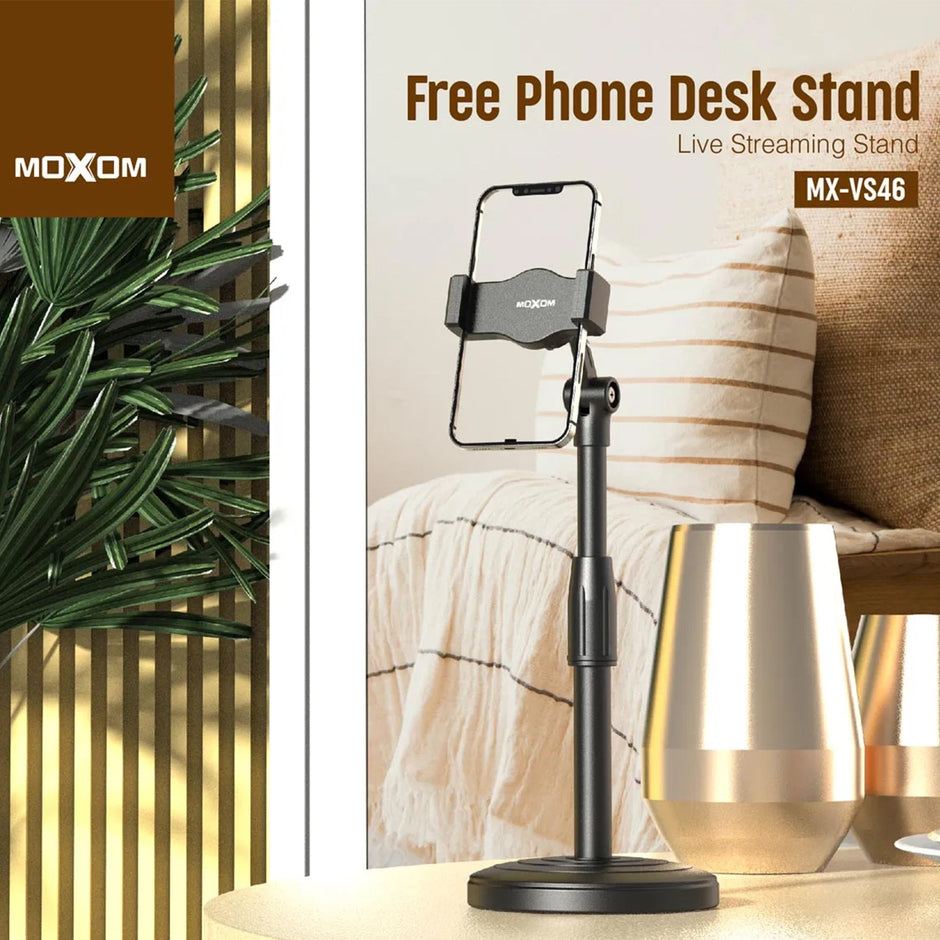 MOXOM Phone Desk Stand for Livestreaming