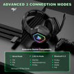 ONIKUMA B100 Headset Headworn Bluetooth 2.4g Wireless Wired Three Mode Lightweight E-Sports Gamer Headphone