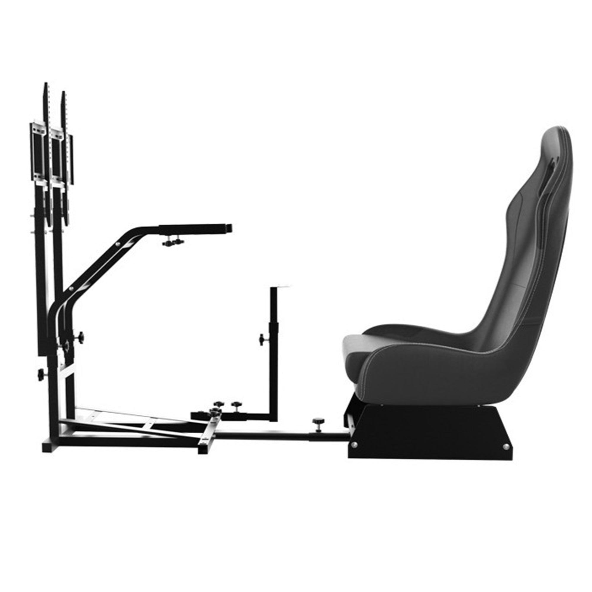 Racing Seat Simulator Cockpit With Monitor Stand