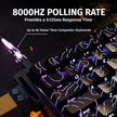 Attack Shark X68 HE RGB Magnetic Switch Keyboard - Black Contours (Pattern Shines Through Keycaps)