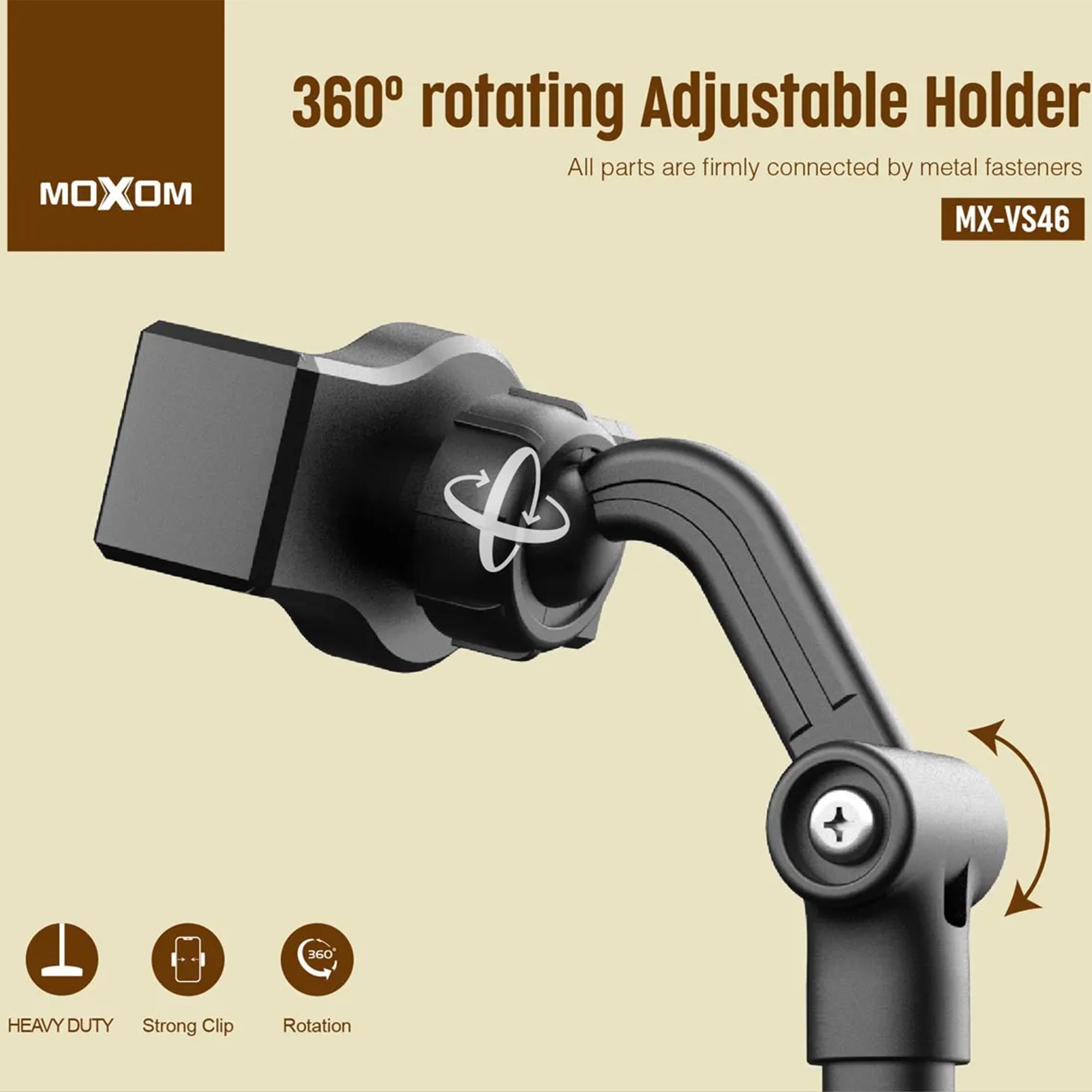 MOXOM Phone Desk Stand for Livestreaming