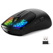 Attack Shark X5 RGB Weightless Mouse Tri-Mode Wired/2.4G/BT5.0, PAW3312 PixArt Optical Sensor, up to 4000DPI, with Long Battery Life for Office/Game
