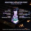 Attack Shark X68 HE RGB Magnetic Switch Keyboard - Black Contours (Pattern Shines Through Keycaps)