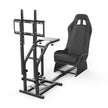 Racing Seat Simulator Cockpit With Monitor Stand