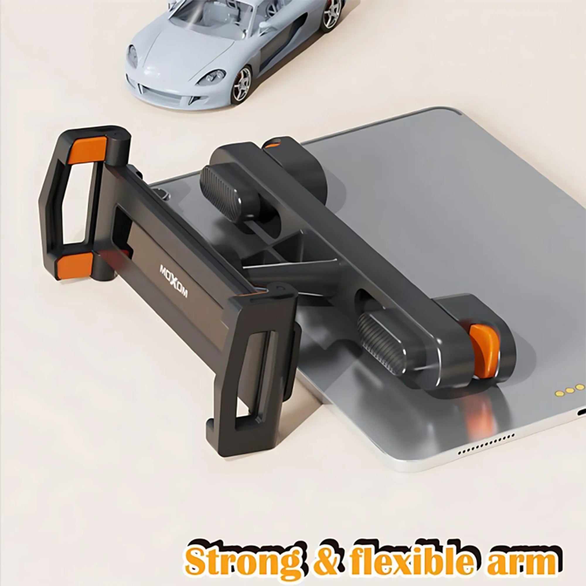 MOXOM Tablet Mount Holder for Car Headrest with Shockproof Protection