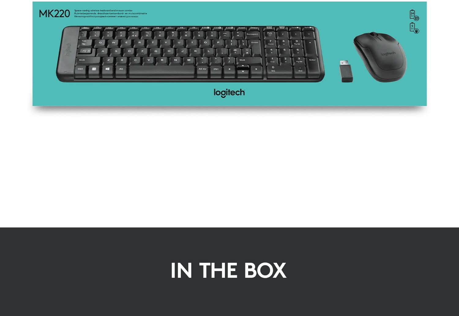Logitech Mk220 Wireless Keyboard And Mouse Combo