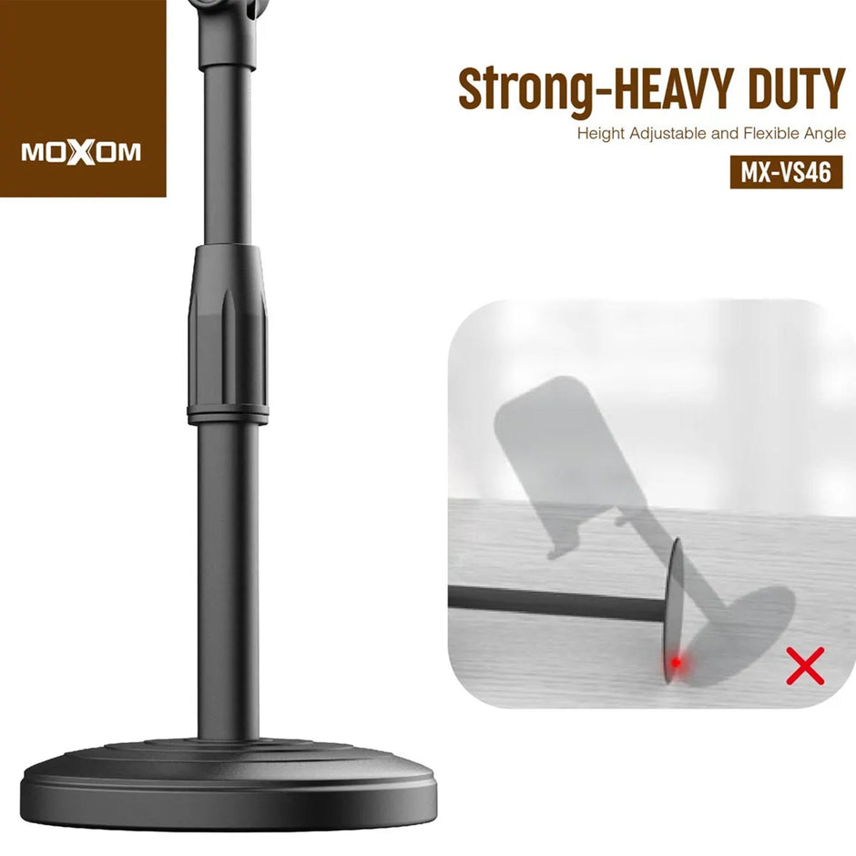 MOXOM Phone Desk Stand for Livestreaming
