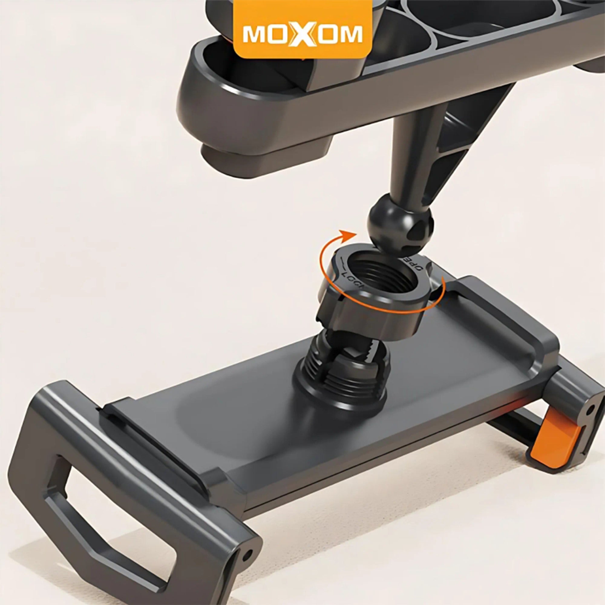 MOXOM Tablet Mount Holder for Car Headrest with Shockproof Protection