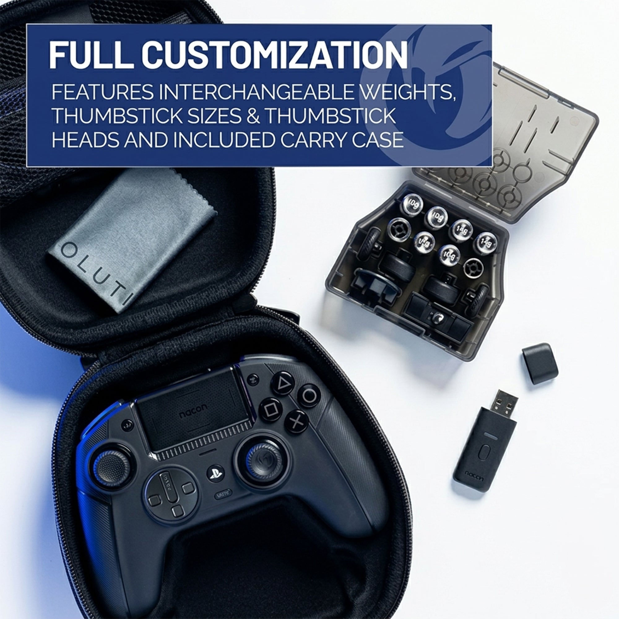 Nacon Revolution 5 Pro Wireless Gaming Controller For PS5 | PS4 | PC - Forest Camo