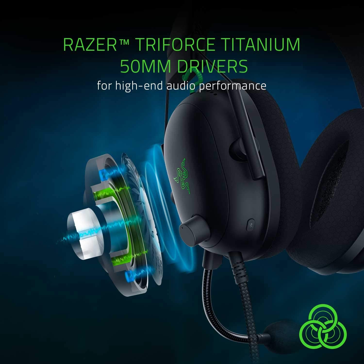Razer Blackshark V2 With Usb Sound Card - Thx 7.1 Spatial Surround Gaming Headset