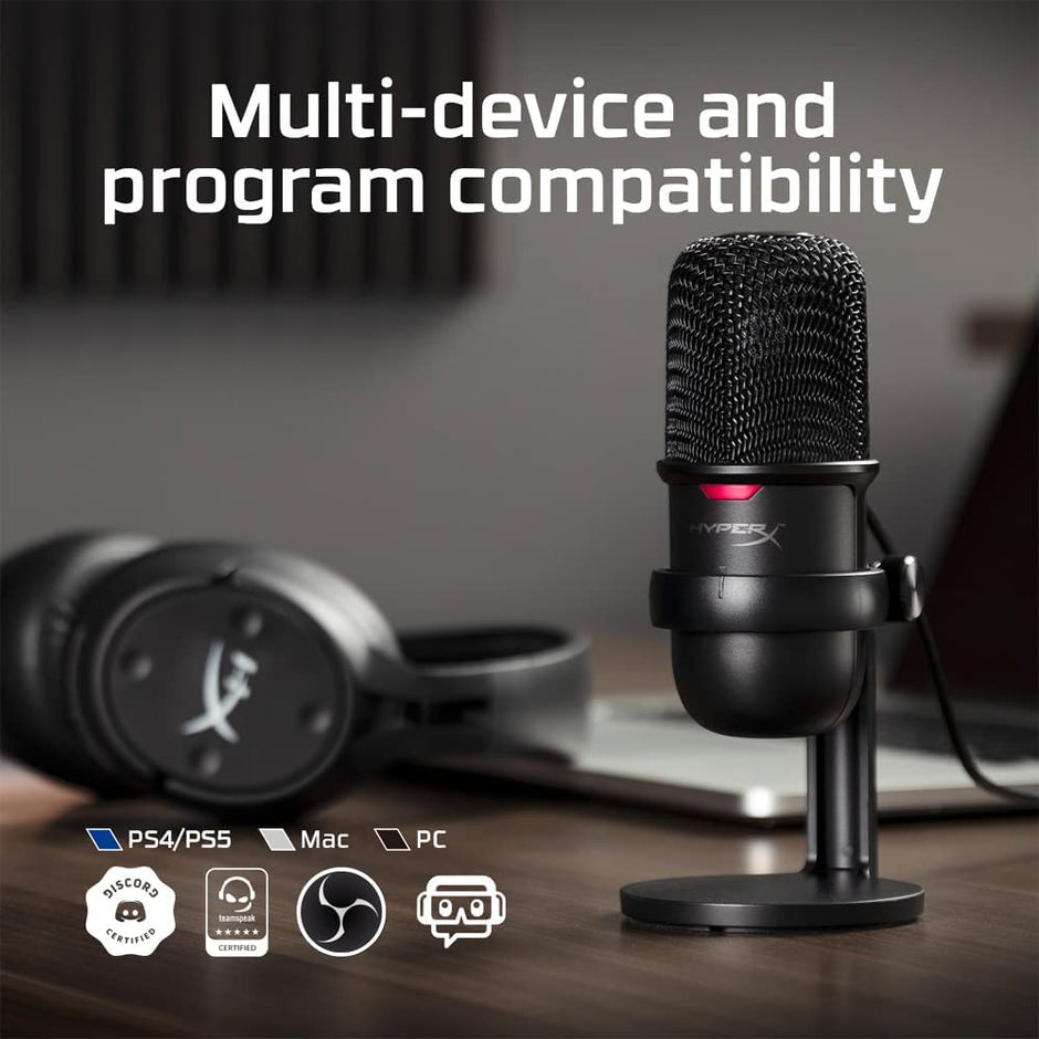 HyperX SoloCast – USB Gaming Microphone