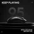 Logitech ProX Superlight 2 Wireless Gaming Mouse - Black