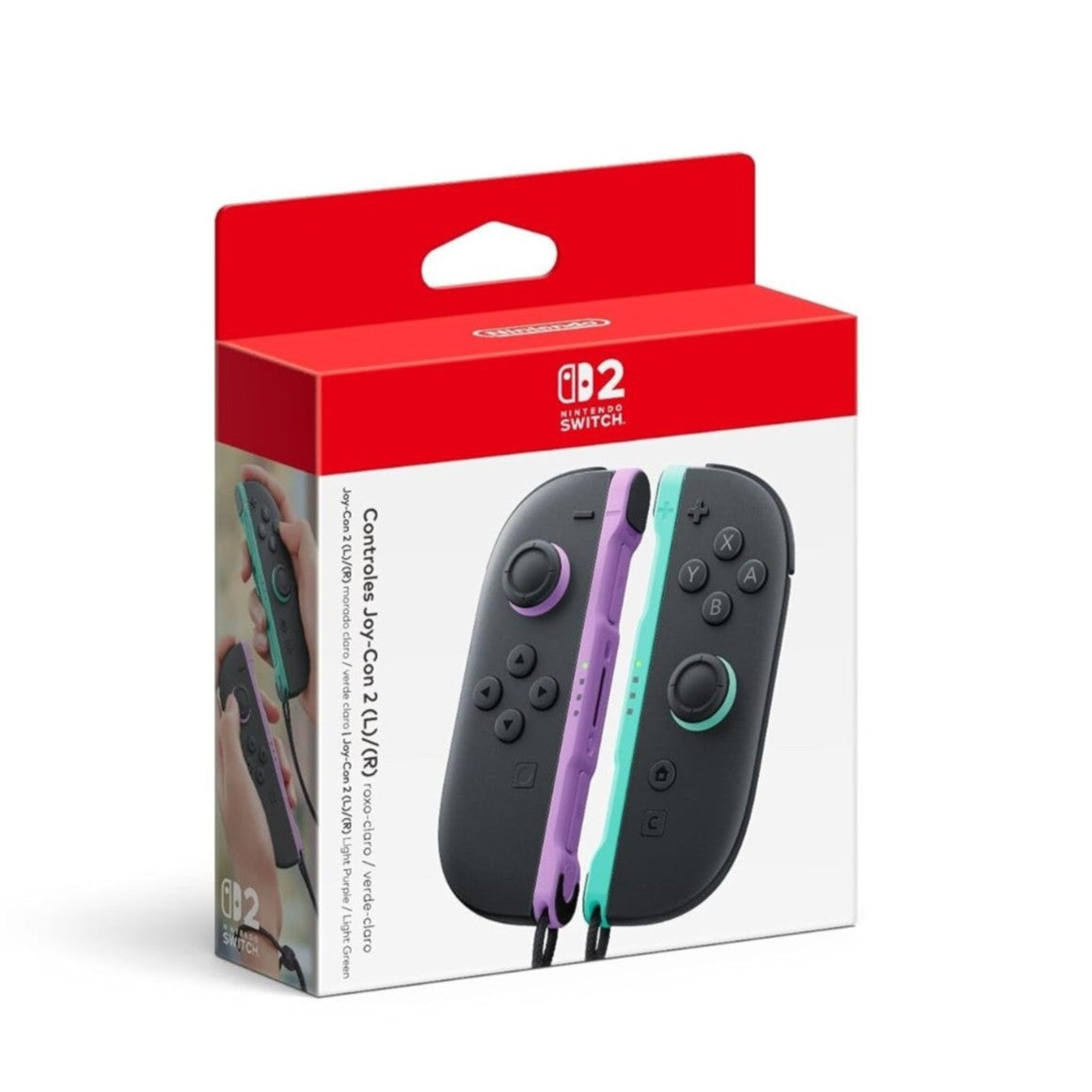 Nintendo Switch  2 Joy-Con 2 Pair (L)/(R) - Light Purple and Light Green