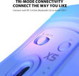 Attack Shark X5 RGB Weightless Mouse Tri-Mode Wired/2.4G/BT5.0, PAW3312 PixArt Optical Sensor, up to 4000DPI, with Long Battery Life for Office/Game