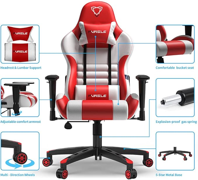 Furgle Gaming Chair , Premium Quality (150kg)