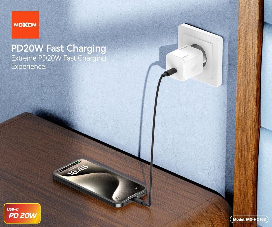 MOXOM PD20W USB-C Fast Charger