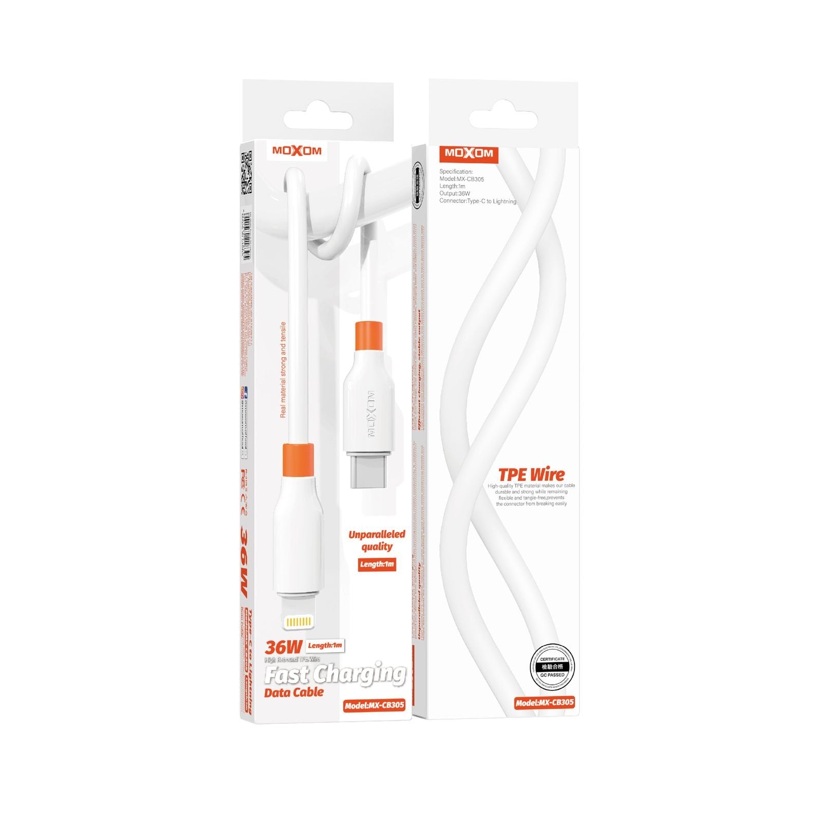 MOXOM 1M Fast Charging Data Cable