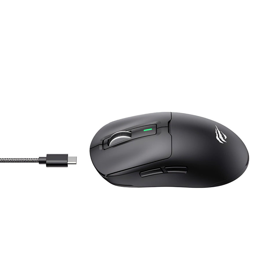 Havit GameNote MS969SE Wireless Gaming Mouse - Triple Mode Wireless 2.4G/Bluetooth/Wired - Black