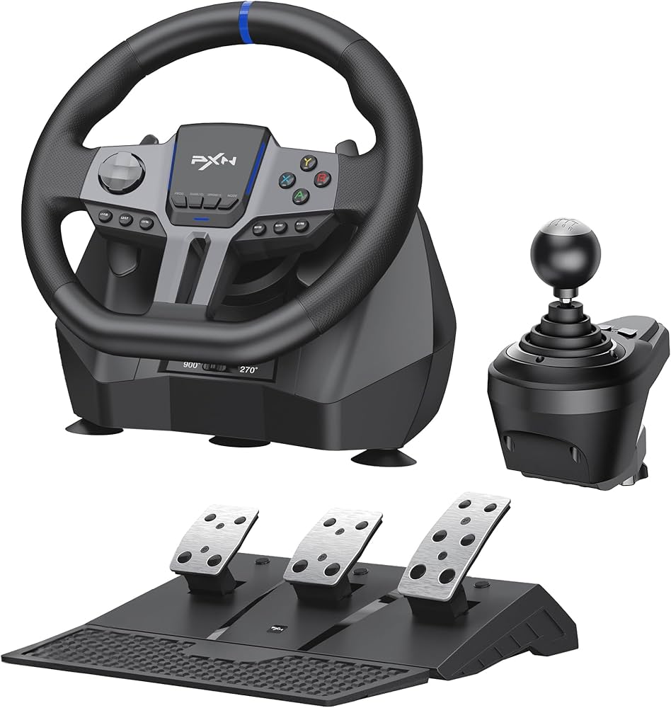 PXN V9 Gen2 racing wheel with Shifter, for Playstation, Xbox, PC, Nintendo