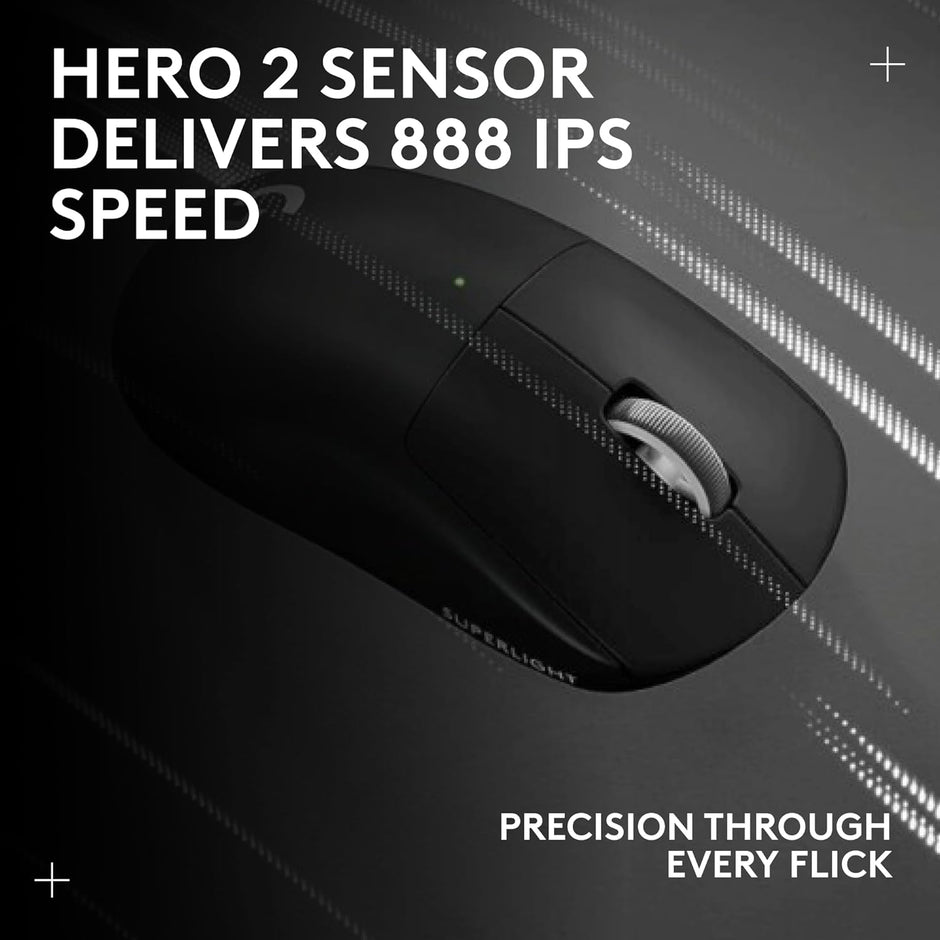 Logitech ProX Superlight 2 Wireless Gaming Mouse - Black
