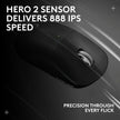 Logitech ProX Superlight 2 Wireless Gaming Mouse - Black
