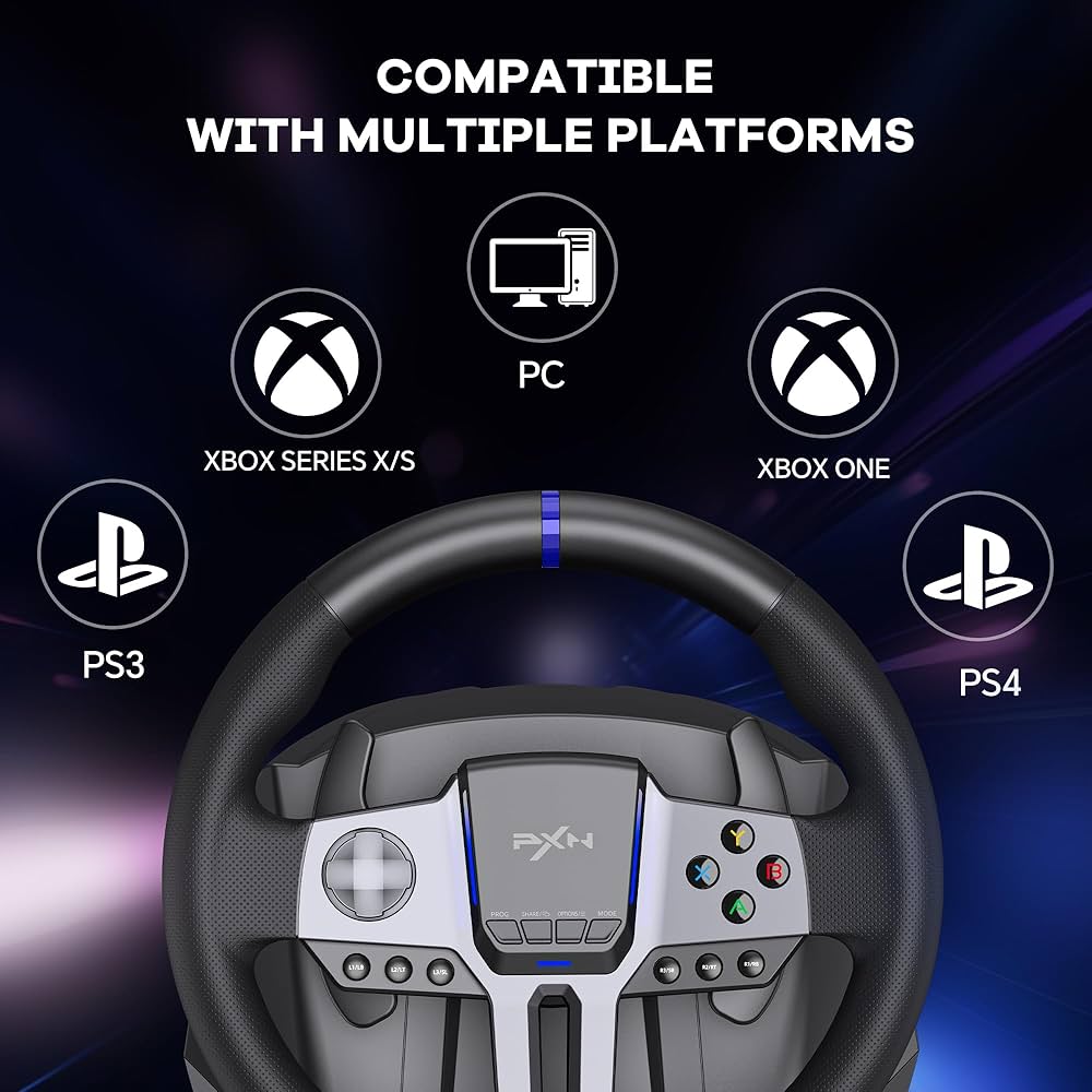 PXN V9 Gen2 racing wheel with Shifter, for Playstation, Xbox, PC, Nintendo