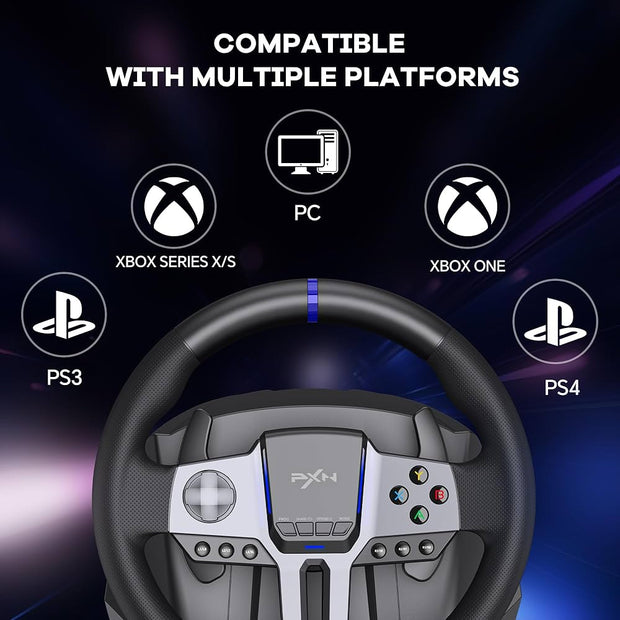 PXN V9 Gen2 racing wheel with Shifter, for Playstation, Xbox, PC, Nintendo