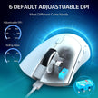Attack Shark Wireless R1-Mouse Wired+2.4G+BT5.2 Connections BT5.2/BT5.2 Dual Channel Switching Tri-Mode Connection and Type-C Charging
