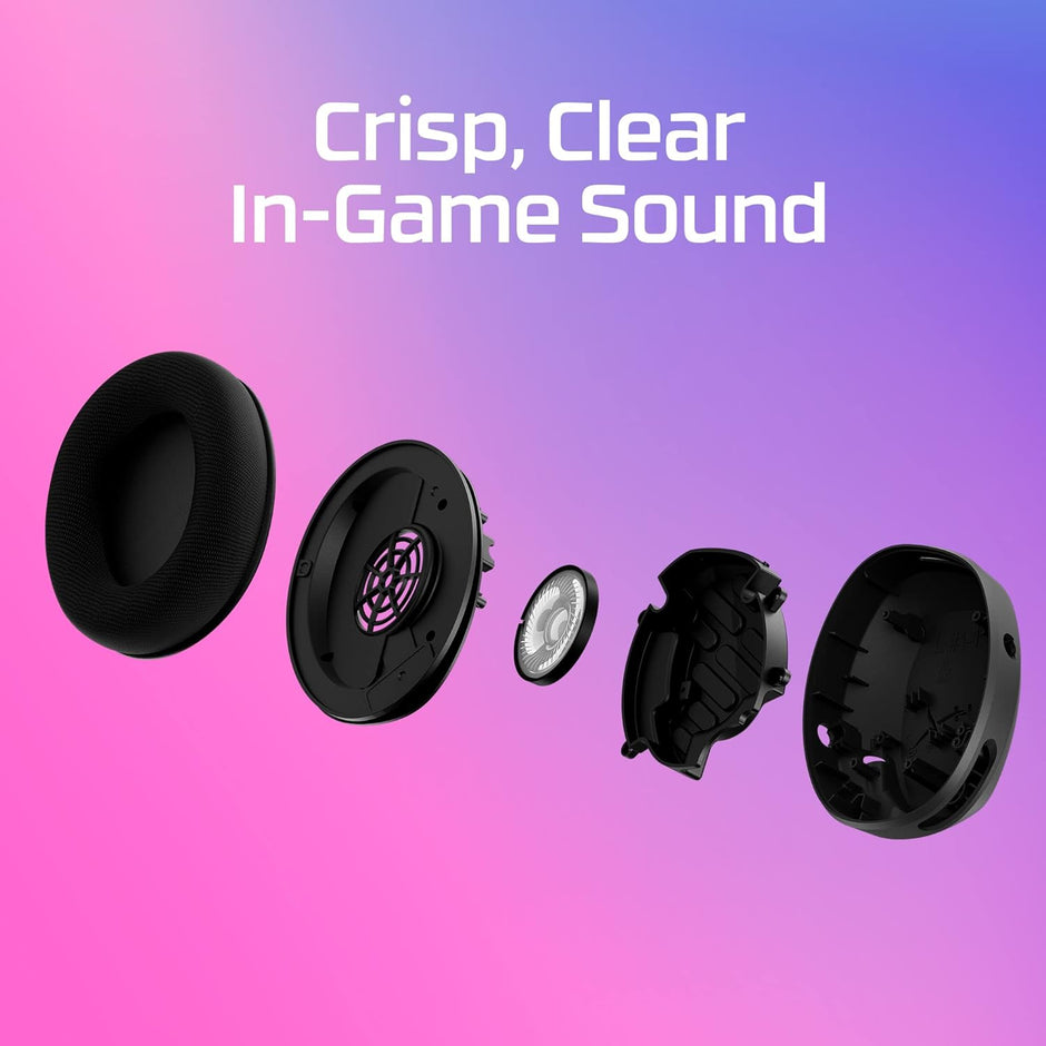 HyperX Cloud Stinger 2 Core – Gaming Headset, Lightweight Over-Ear Headset with mic, Swivel-to-Mute mic Function - Black