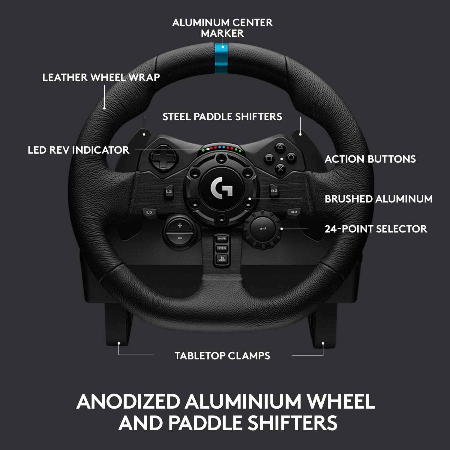 Logitech G923 Trueforce Racing Wheel For Ps4 Ps5 And Pc Playstation 5 Accessory