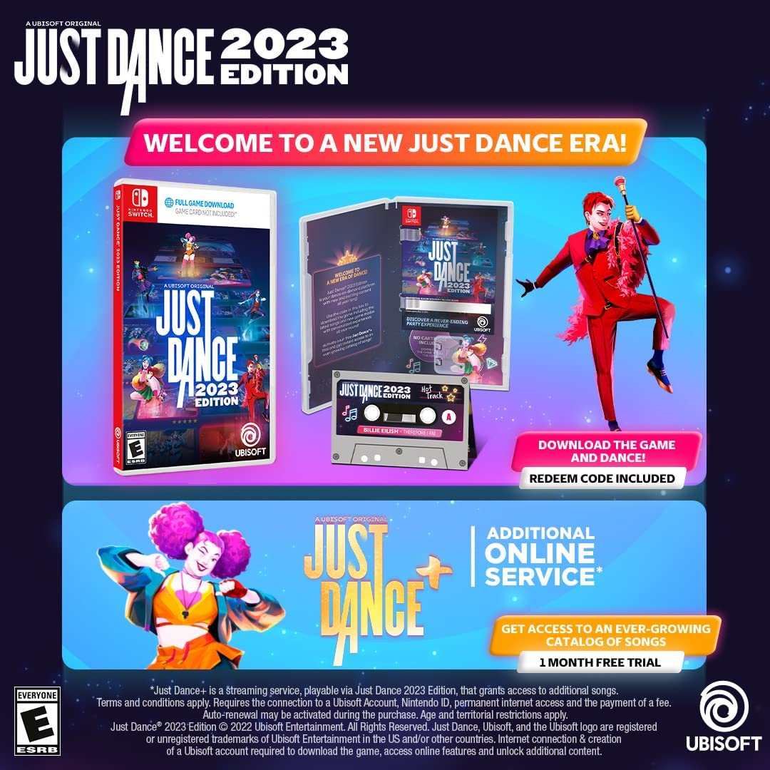 Just Dance 2023 Edition - Download Code in Box Doesn't Contain a Cartridge, Nintendo Switch