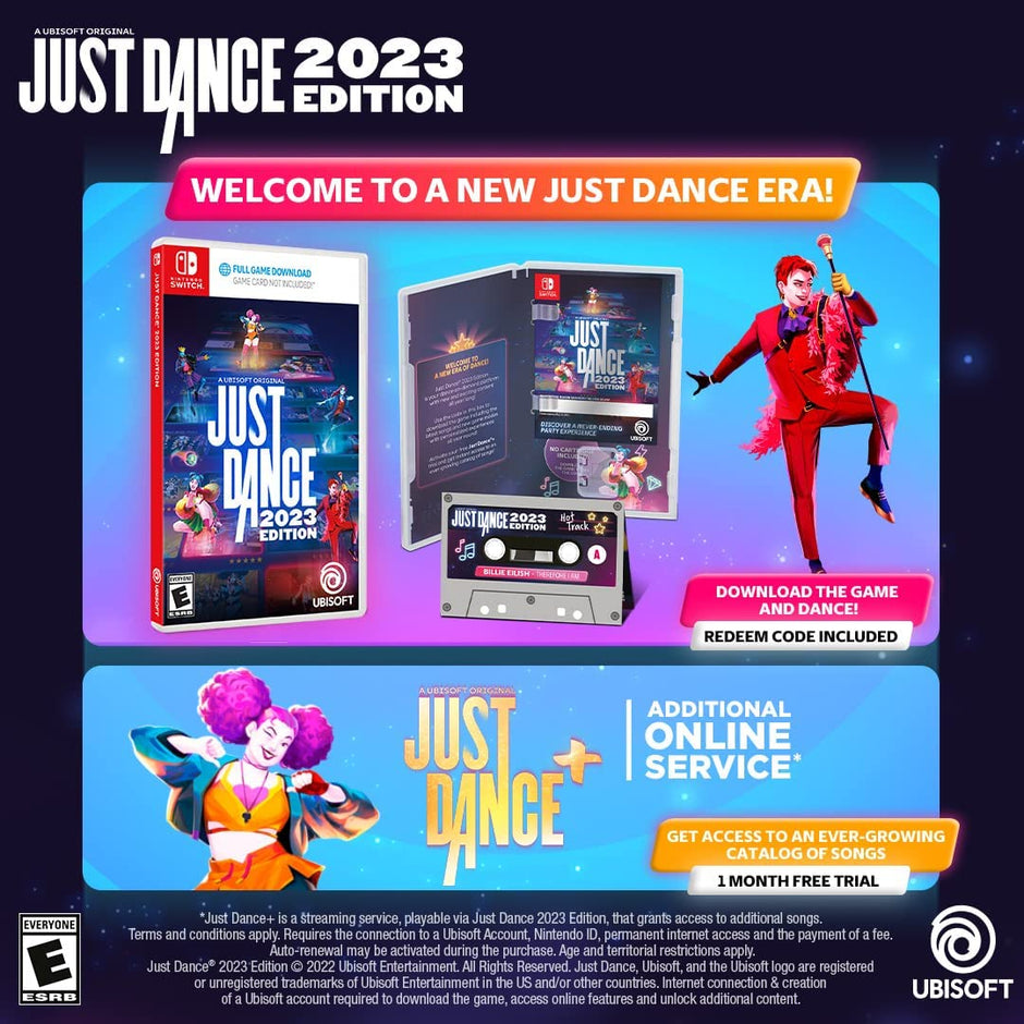 Just Dance 2023 Edition - Download Code in Box Doesn't Contain a Cartridge, Nintendo Switch